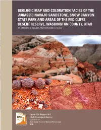 Geologic Map and Coloration Facies Of