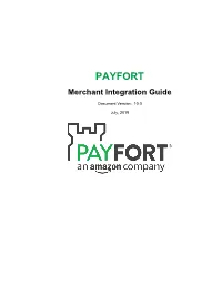 Merchant Integration Guide