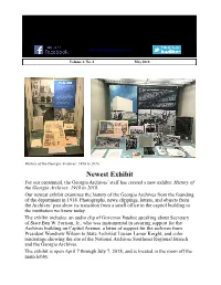 From the Vaults, May 2018