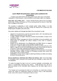 Latest Wylfa Newydd Power Station Plans Published for Consultation