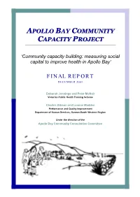 Apollo Bay Community Capacity Project