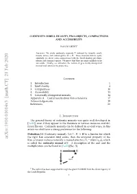 Codensity: Isbell Duality, Pro-Objects, Compactness and Accessibility 3