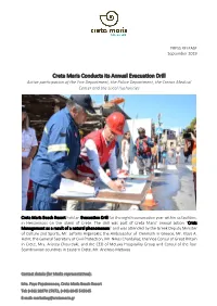 Creta Maris Conducts Its Annual Evacuation Drill