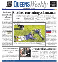 Gottlieb Run Outrages Lancman