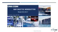 NAF SHUTTLE NEWSLETTER Week 03|2017