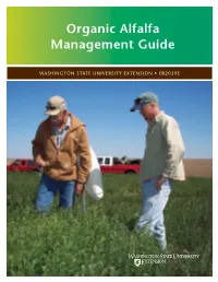 Organic Alfalfa Management Guide