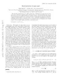 Arxiv:1708.06571V1 [Nlin.AO] 22 Aug 2017 the Generating Unit, Which Is the Pressure Reservoir Be- Coupling: Neath the Pipe at a Basically Constant Rate