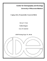 Coping with a Premaritally-Conceived Birth