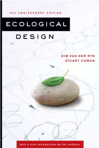 Ecological Design 10Th Edition