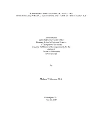 Making Meaning and Making Monsters: Democracies, Personalist Regimes and International Conflict