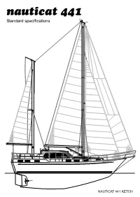 Nauticat 441 Standard Specifications