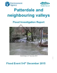Patterdale and Neighbouring Valleys Flood Investigation Report