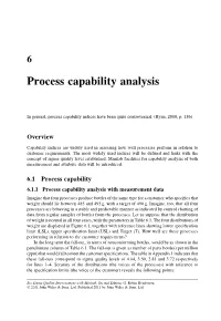 Process Capability Analysis