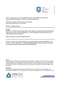 The Global Dimension of the Algebras of Polynomial Integro-Differential Operators in and the Jacobian Algebras An