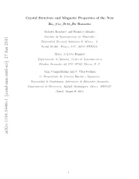 Crystal Structure and Magnetic Properties of the New Zn1. 5Co1