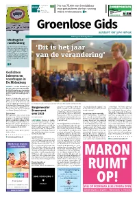 'Dit Is Het Jaar Van De Verandering'