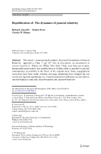 Republication Of: the Dynamics of General Relativity
