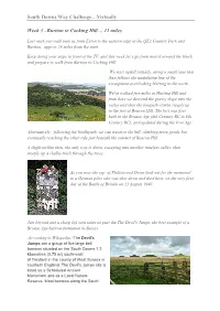 South Downs Way Challenge…Virtually Week 3 –Buriton To