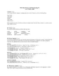 Study Guide for Test #1
