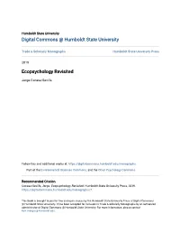 Ecopsychology Revisited