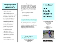 Local Right to Education Task Force
