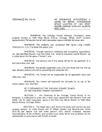 Ordinance No