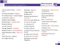 Previous Work Experience…
