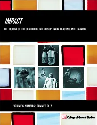 IMPACT the Journal of the CENTER for INTERDISCIPLINARY TEACHING and LEARNING
