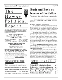 The Howey Political Report Is Published by Newslink Same Level - U.S