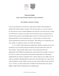 Virtue and Virtuality: Gender in the Self-Representations of Queen Elizabeth I