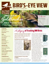 A Legacyof Tracking MN Birds