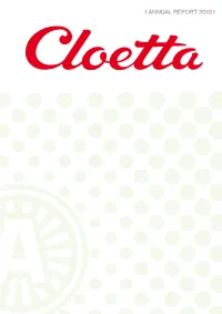 Cloetta Annual Report 2013