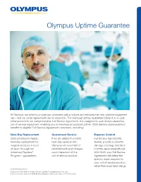 Olympus Uptime Guarantee