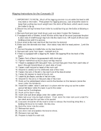 Rigging Instructions for the Coronado 15