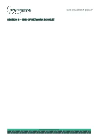 Section 3 – End of Network Booklet