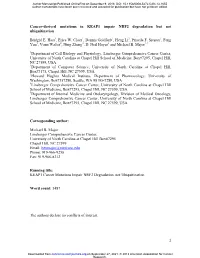 1 Cancer-Derived Mutations in KEAP1 Impair NRF2 Degradation but Not