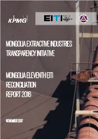 2016 EITI Report, MSG Agreed to Have MNT 100 Million As a Quasi-Fiscal Expenditure Materiality Threshold for Soes As an Experiment