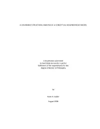 A Covariance Structural Analysis of a Conceptual Neighborhood Model