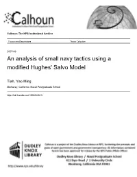An Analysis of Small Navy Tactics Using a Modified Hughes' Salvo Model
