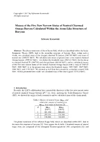 Masses of the Five New Narrow States of Neutral Charmed Omega Baryon Calculated Within the Atom-Like Structure of Baryons