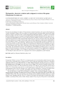 Phylogenetics, Character Evolution and a Subgeneric Revision of the Genus Pelargonium (Geraniaceae)