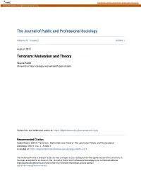Terrorism: Motivation and Theory