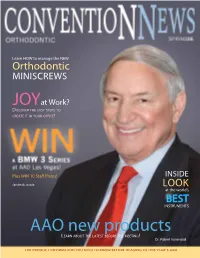 AAO New Products Learn About the Latest Before the Meeting! Dr