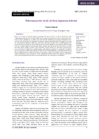 As Non-Aqueous Solvent