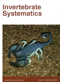 Prendini.2003.Pdf