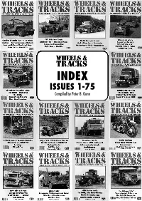 Wheels & Tracks Index