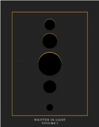 Written in Light Volume 1