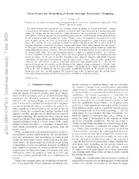 Time Scales for Rounding of Rocks Through Stochastic Chipping