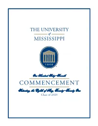 Commencement Program