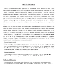 EXECUTIVE SUMMARY a Total of 54 Small and Micro Textile Units Are
